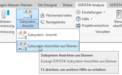 Subsystem automatisch erzeugen