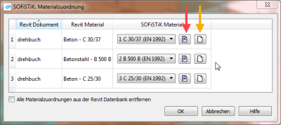 SOFiSTiK: Materialzuordnung